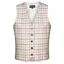 Equetech Ladies Classic Tattersal Check Waistcoat Red/Black Check
